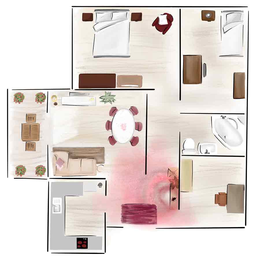 Resa posizionamento di un solo profumi in casa Resa posizionamento di un solo profumi in casa