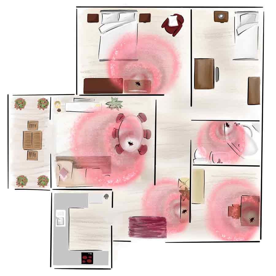 Resa posizionamento di più profumi in casa Resa posizionamento di più profumi in casa