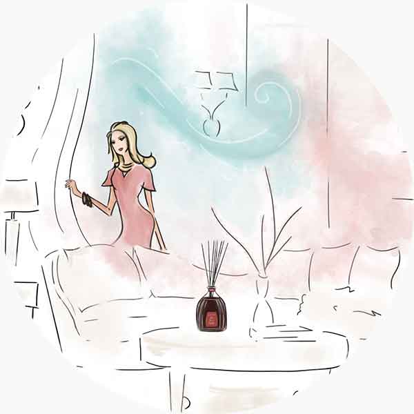 Forti correnti d'aria possono influenzare la diffusione del profumo Forti correnti d'aria provenienti da finestre o condizionatori possono influenzare la diffusione del profumo