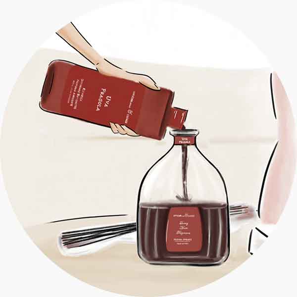 Keep the level of your fragrance high in the diffuser Keep the level of your fragrance high in the diffuser
